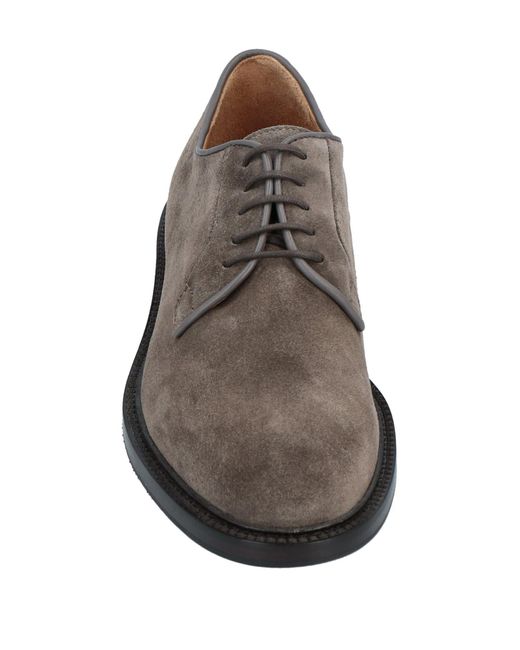 MANIFATTURE ETRUSCHE Brown Lace-up Shoes for men