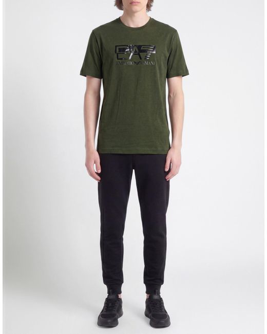 EA7 Green T-Shirts for men