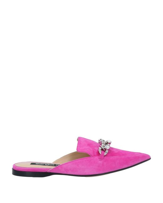 Sergio Rossi Pink Mules & Clogs