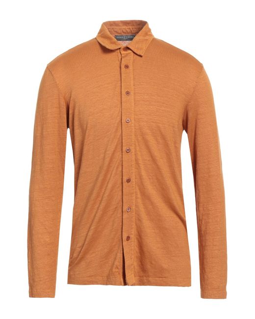 Daniele Fiesoli Orange Shirt for men