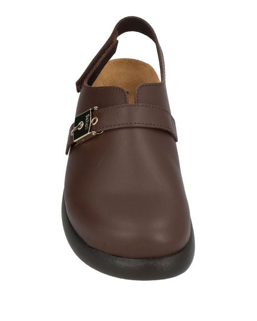 Scholl Brown Mules & Clogs