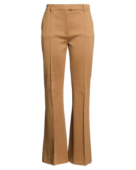 Paul & Joe Natural Camel Pants Cotton, Polyamide, Elastane