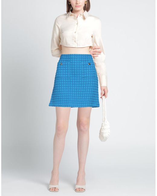 Sandro Blue Mini Skirt