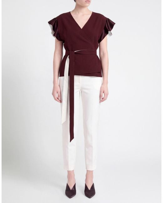 Lanvin Purple Top Viscose, Polyamide, Elastane