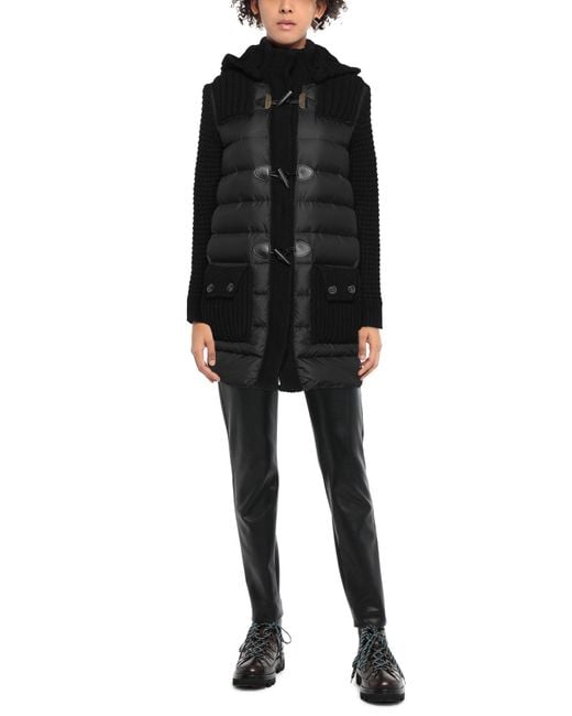 Bark Black Puffer Polyester, Wool, Polyamide