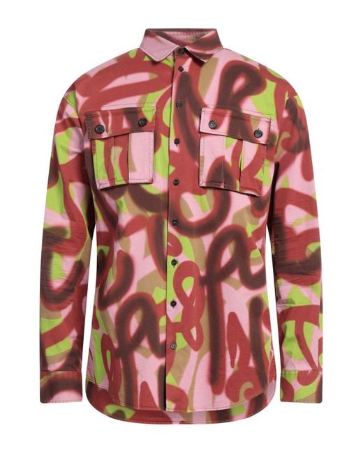 Camicia di DSquared² in Red da Uomo