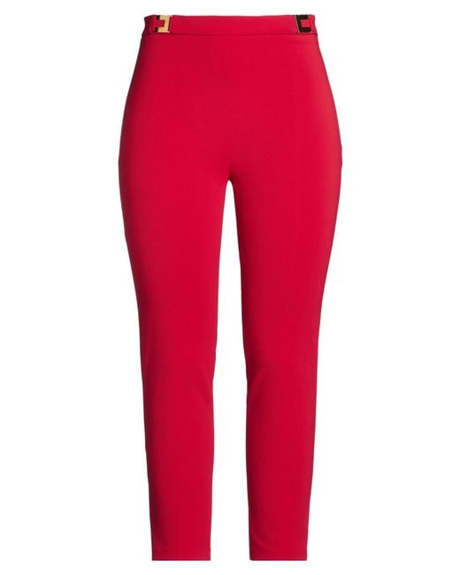 Elisabetta Franchi Red Pants