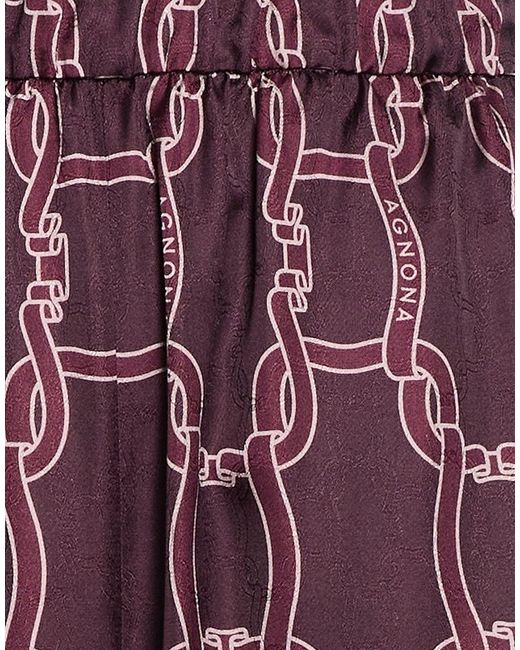 Agnona Purple Trouser