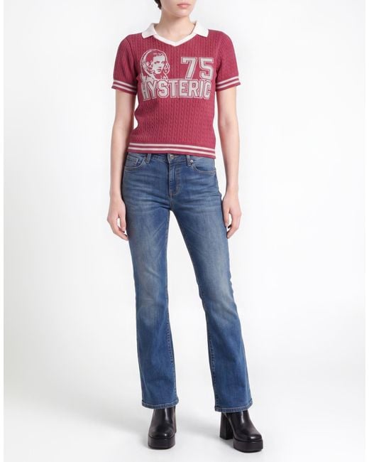 Hysteric Glamour Pink Sweater Cotton, Nylon