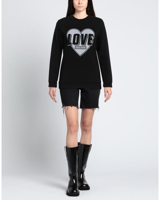 Love Moschino Black Sweatshirt