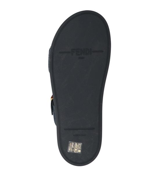 Fendi Blue Sandals