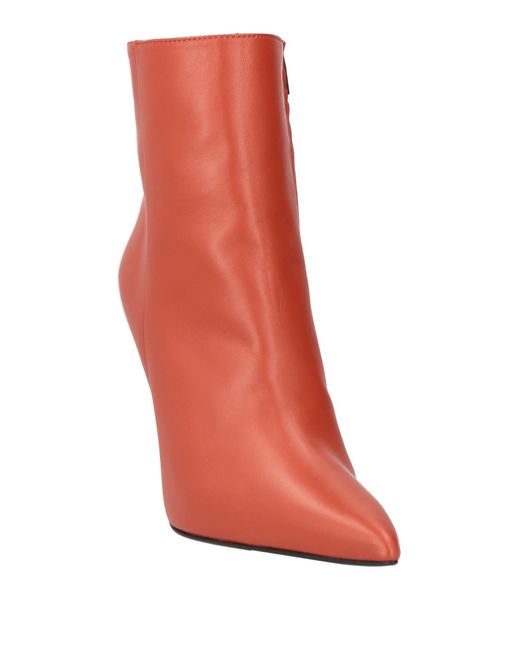 Marc Ellis Red Ankle Boots
