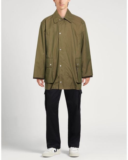 Our Legacy Green Military Coat Cotton, Polyester for men