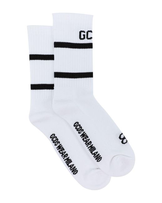 Gcds White Socks & Hosiery for men