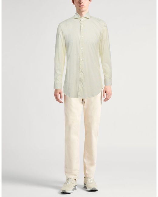Camisa Fedeli de hombre de color White