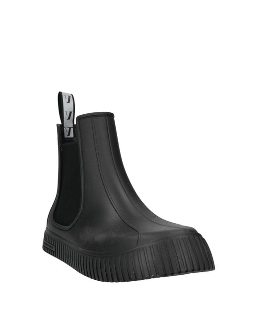 Emporio Armani Black Ankle Boots for men