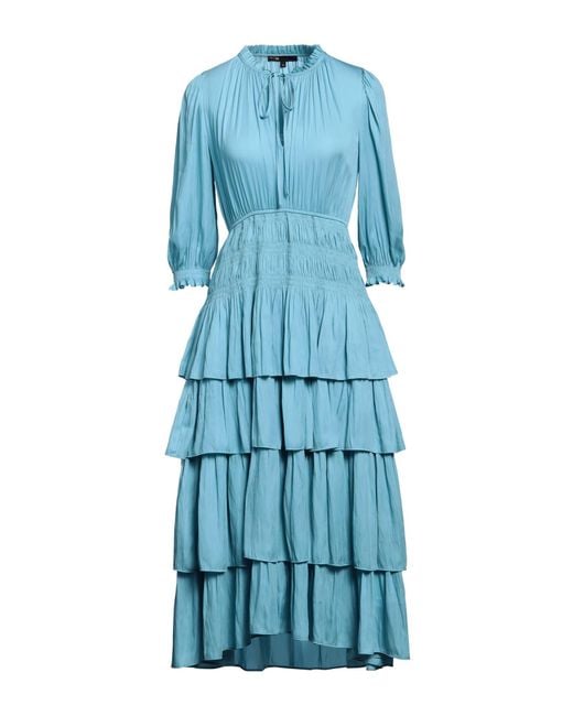 Maje Blue Midi Dress