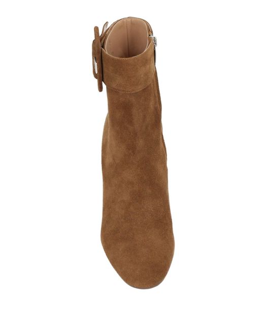 Sergio Rossi Brown Light Ankle Boots Leather