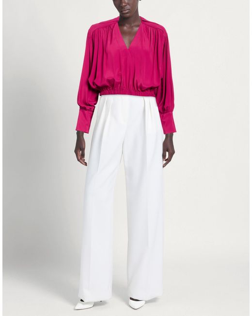 SIMONA CORSELLINI Pink Top Acetate, Silk