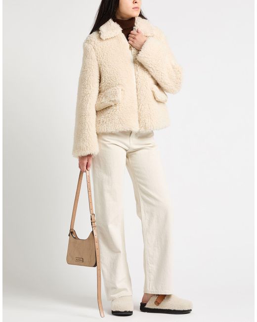 Semicouture Natural Shearling & Teddy