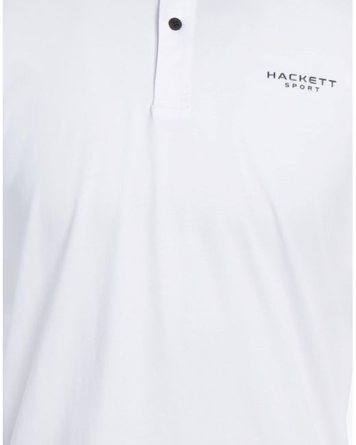 Polo Hackett de hombre de color White