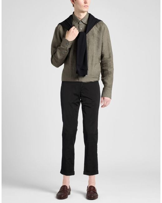 Jeckerson Black Pants for men