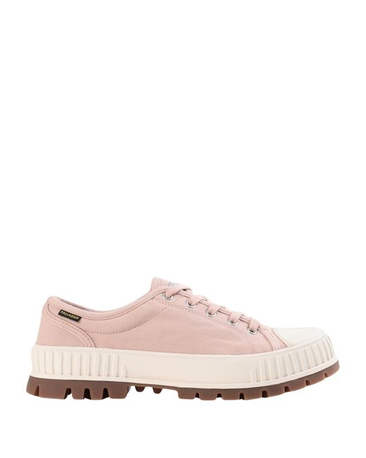 Palladium Canvas Low-tops & Sneakers in Pastel Pink (Pink) - Lyst