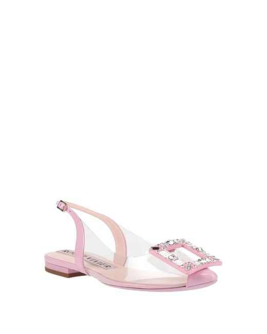 Roger Vivier Pink Ballet Flats