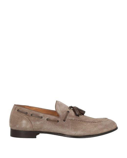 Luigi Borrelli Napoli Gray Loafers for men