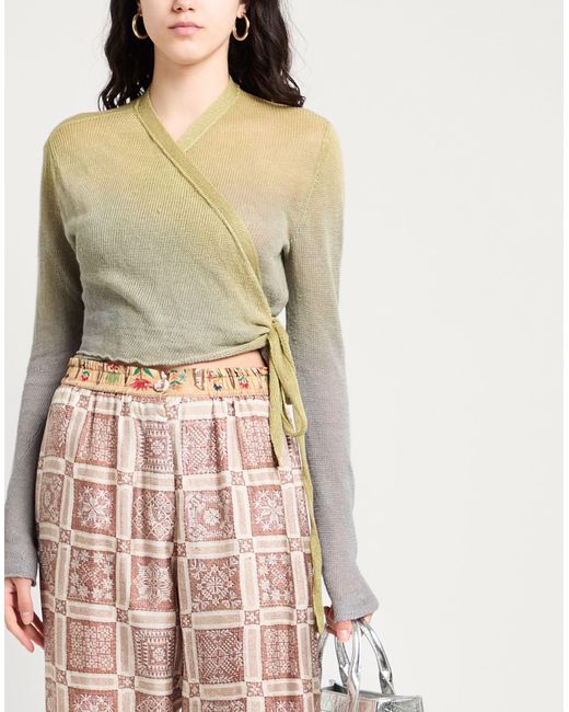 Masnada Green Wrap Cardigans