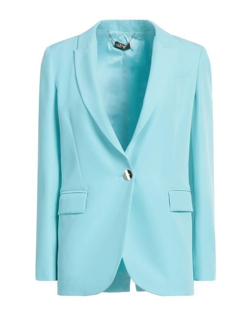 Liu Jo Blue Blazer Polyester, Elastane