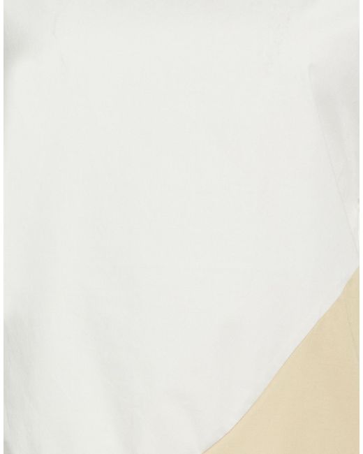 Alpha Studio White Top Cotton, Elastane