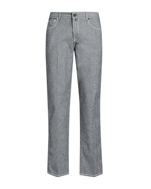 Luigi Borrelli Napoli Gray Pants for men