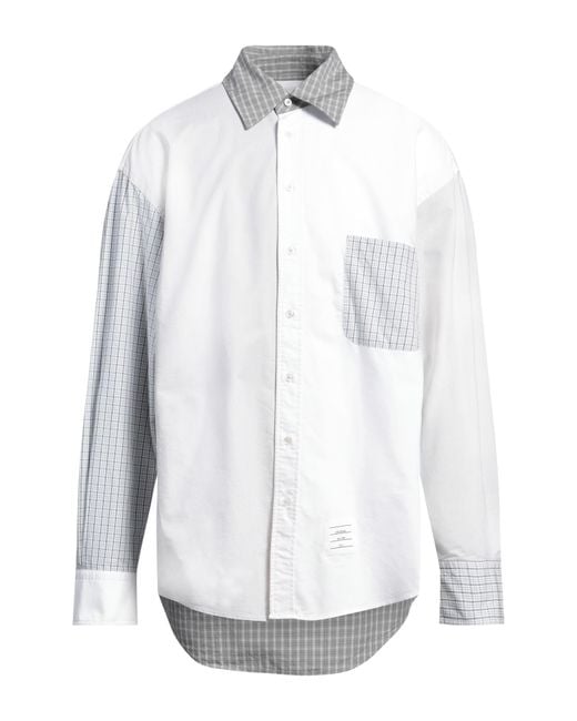 Thom Browne White Shirt Cotton for men