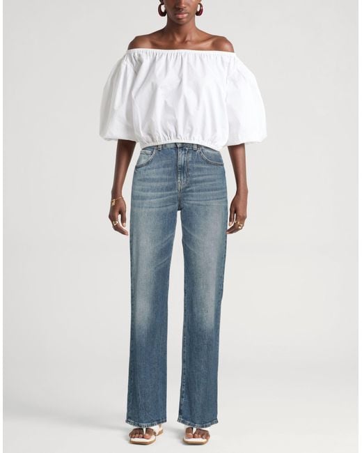 Pinko Blue Denim Jeans Cotton, Elastane