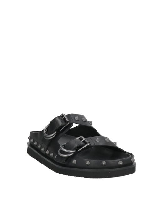 Ash Black Sandals