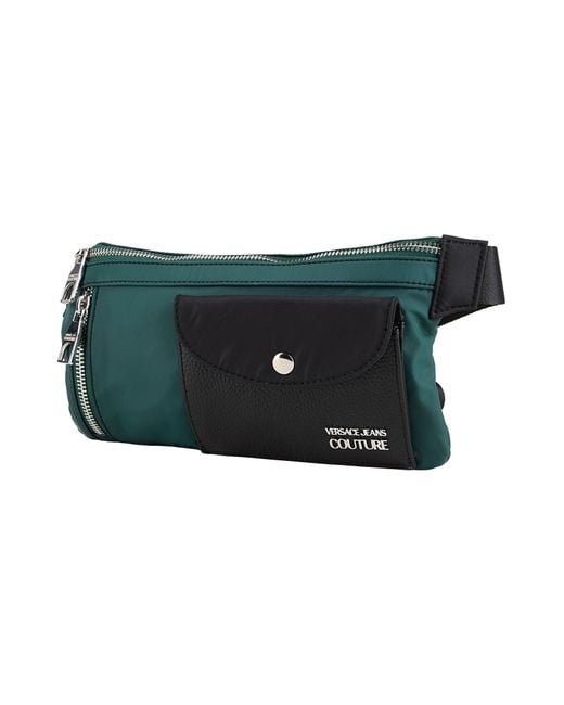 Versace Jeans Couture Green Belt Bag for men