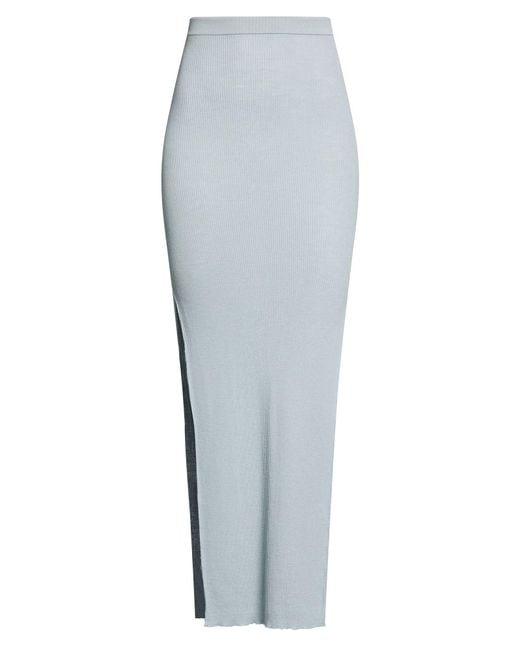Rick Owens Gray Maxi Skirts