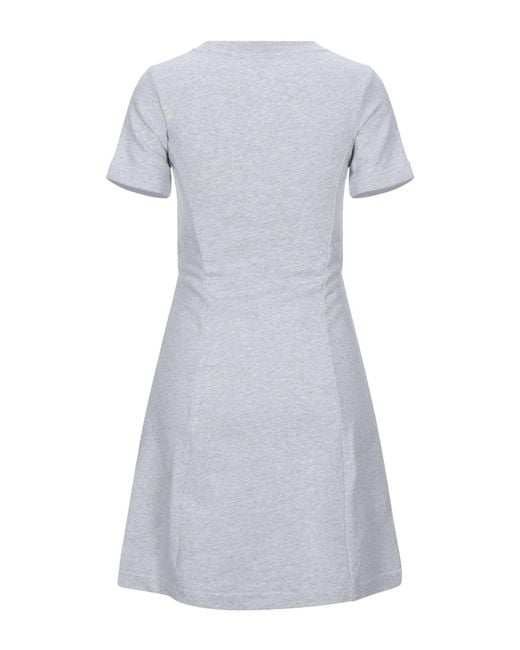 KENZO White Light Mini Dress Cotton, Elastane, Polyester