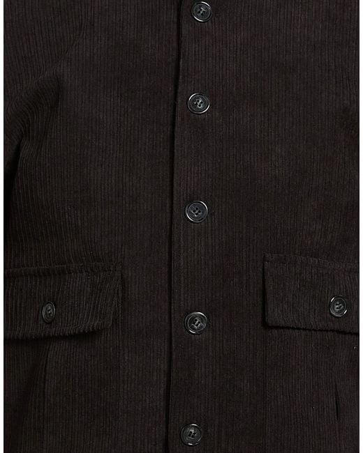 Exte Black Jacket Cotton, Polyester for men