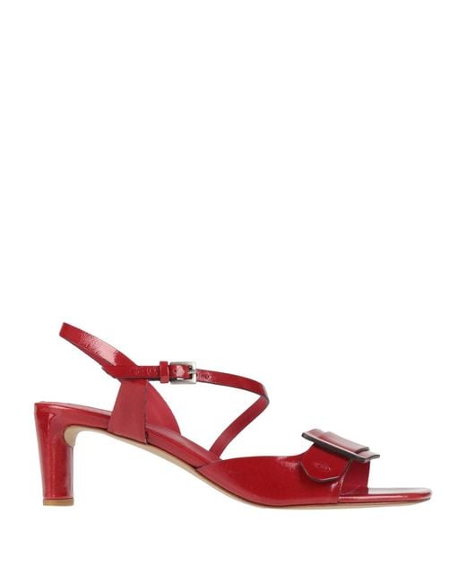 Roberto Del Carlo Red Sandals