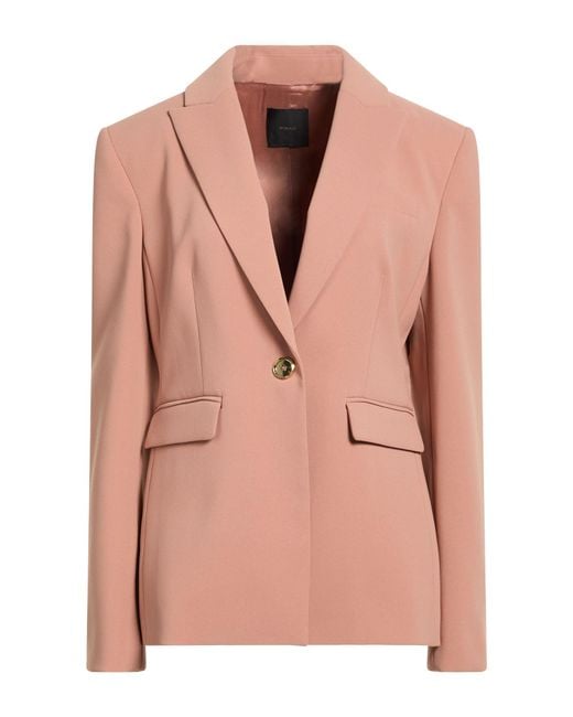 Pinko Pink Antique Rose Blazer Polyester, Elastane