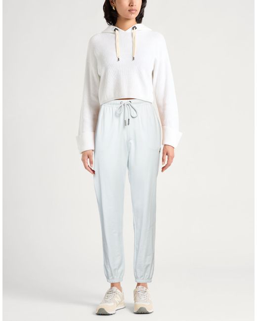 Moncler White Pants Cotton