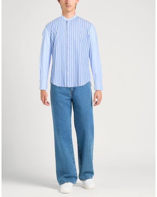 Harmont & Blaine Blue Shirt Cotton for men