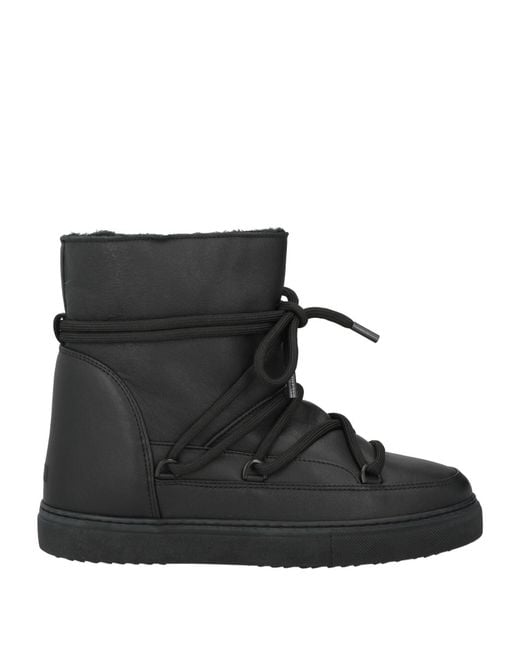 Inuikii Black Ankle Boots Leather
