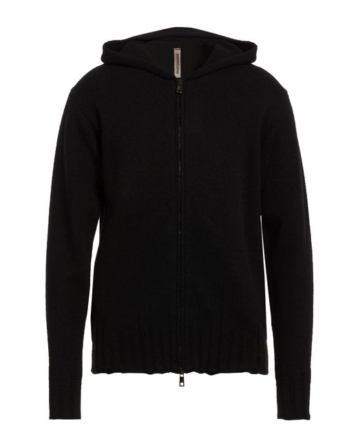 Giorgio Brato Black Cardigan Virgin Wool for men