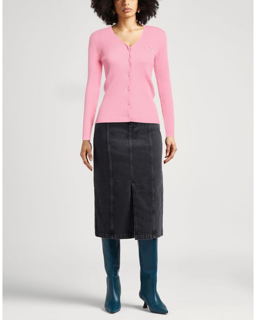 Maison Kitsuné Pink Cardigan