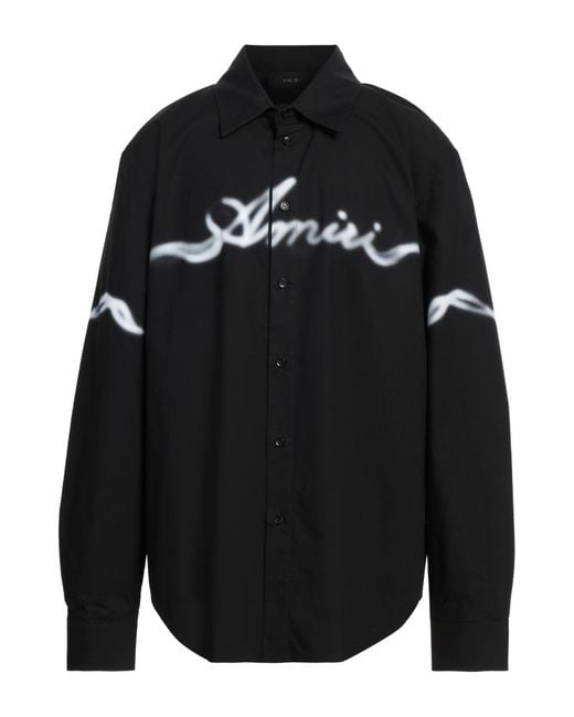 Amiri Black Shirt Cotton for men