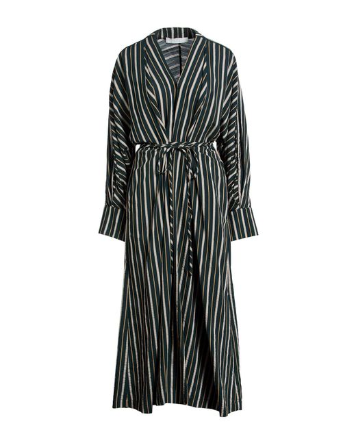 Tela Black Midi Dress Viscose, Silk, Cotton