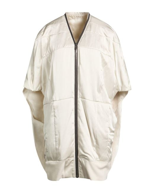 Rick Owens Natural Jacket Acetate, Viscose
